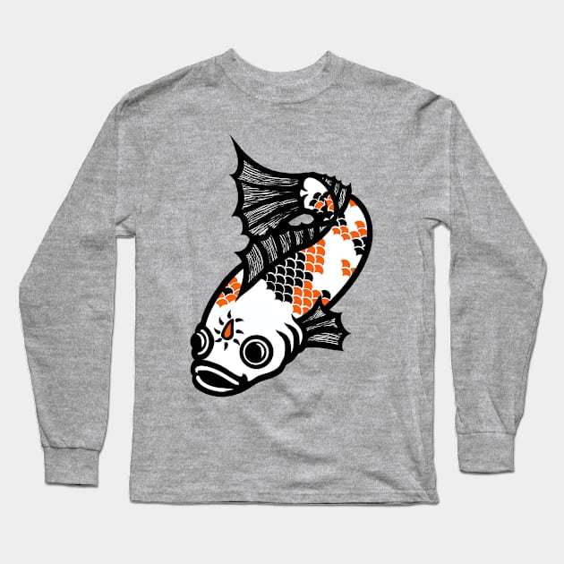 Koi Long Sleeve T-Shirt by Munda Lyn